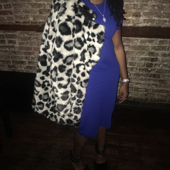 Michael Kors Jackets & Blazers - Michael Kors Leopard Faux Fur Jacquard Coat